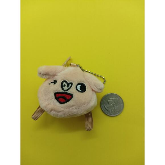 Nontan Buta-San piglet ( Picture Book ) Mini Pouch With Zipper Keychain - Picture 2 of 5
